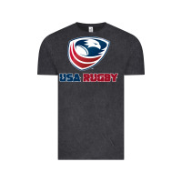 Vintage Black usa rugby Vintage Tee - linhVisuals