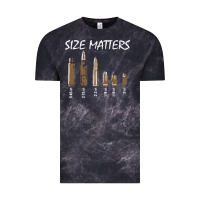 Cloud Black size matters Vintage Tee - linhVisuals