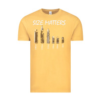 Vintage Mustard size matters Vintage Tee - linhVisuals