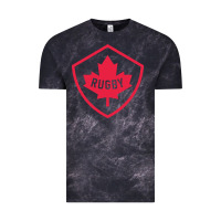 Cloud Black rugby canada Vintage Tee - linhVisuals