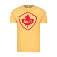 Vintage Mustard rugby canada Vintage Tee - linhVisuals