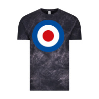 Cloud Black suitable-the-who-target-worn Vintage Tee - linhVisuals