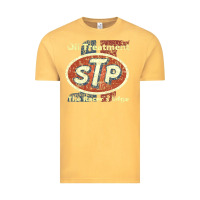 Vintage Mustard stp    nostalgia drag racing Vintage Tee - linhVisuals