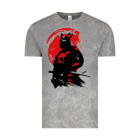 Cloud Rock samurai warrior Vintage Tee - linhVisuals