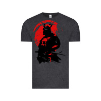 Vintage Black samurai warrior Vintage Tee - linhVisuals