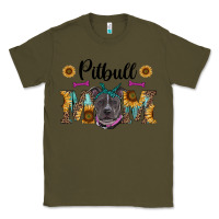 Army Green western pitbull mom Classic Tee - RanaPortraitStore