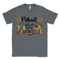 Charcoal Heather western pitbull mom Classic Tee - RanaPortraitStore