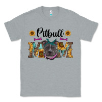 Heather Grey western pitbull mom Classic Tee - RanaPortraitStore