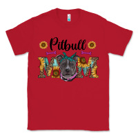Red western pitbull mom Classic Tee - RanaPortraitStore