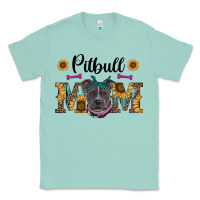 Seafoam western pitbull mom Classic Tee - RanaPortraitStore