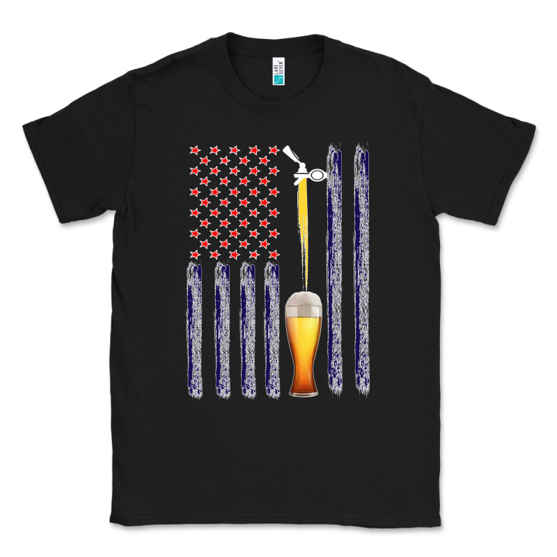 American Flag Beer Classic Tee by Bettercallsaul | Teevron