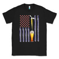 Black American Flag Beer Classic Tee - Bettercallsaul