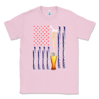 Bubblegum Pink American Flag Beer Classic Tee - Bettercallsaul