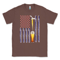 Chestnut American Flag Beer Classic Tee - Bettercallsaul
