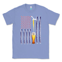 Colony Blue American Flag Beer Classic Tee - Bettercallsaul