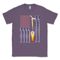 Lavender American Flag Beer Classic Tee - Bettercallsaul