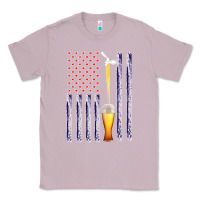 Lilac American Flag Beer Classic Tee - Bettercallsaul