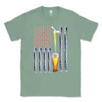 Sage American Flag Beer Classic Tee - Bettercallsaul