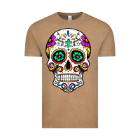 Vintage Coffee sugar skull Vintage Tee - linhVisuals