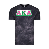 Cloud Black alpha kappa aka Vintage Tee - linhVisuals