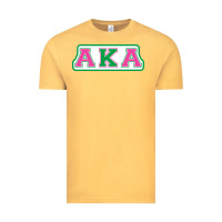 Vintage Mustard alpha kappa aka Vintage Tee - linhVisuals