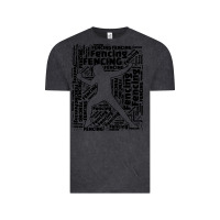 Vintage Black fencing sport Vintage Tee - linhVisuals