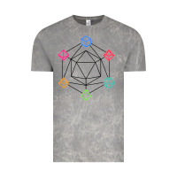 Cloud Rock minimal dnd Vintage Tee - linhVisuals