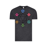 Vintage Black minimal dnd Vintage Tee - linhVisuals