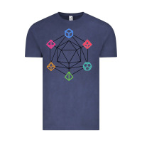 Vintage Denim minimal dnd Vintage Tee - linhVisuals