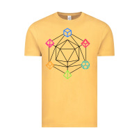 Vintage Mustard minimal dnd Vintage Tee - linhVisuals