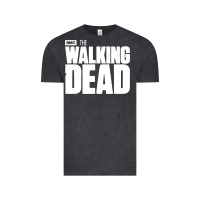 Vintage Black the walking dead blood Vintage Tee - linhVisuals