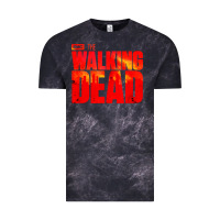 Cloud Black the walking dead blood Vintage Tee - linhVisuals