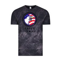 Cloud Black peacemaker eagly Vintage Tee - linhVisuals