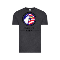 Vintage Black peacemaker eagly Vintage Tee - linhVisuals