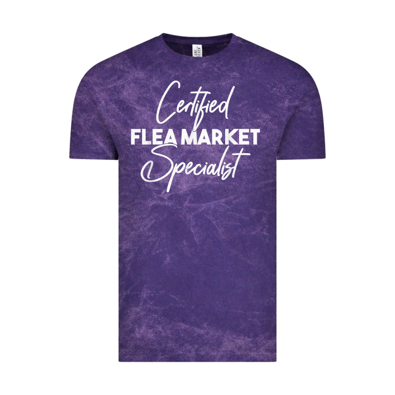 Certified Flea Market Specialist T Shirt Vintage Tee by linhVisuals | Teevron