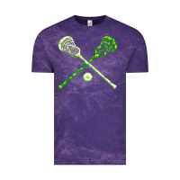 Cloud Purple funny lacrosse st patricks day boys men shamrock ball t shirt Vintage Tee - linhVisuals