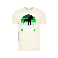 Vintage Arctic funny st patrick's day one lucky pitbull mama pitbulldog t shirt Vintage Tee - linhVisuals