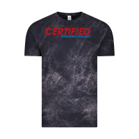 Cloud Black whack  off Vintage Tee - linhVisuals