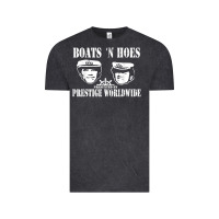 Vintage Black boats n hoes funny meme t shirt Vintage Tee - linhVisuals
