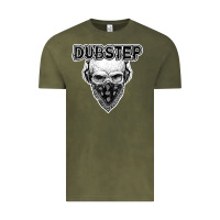 Vintage Olive dubstep shirt   electronic music lover gift for men  women Vintage Tee - linhVisuals