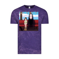 Cloud Purple spirited away (3) Vintage Tee - linhVisuals