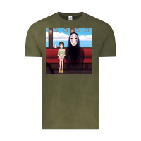 Vintage Olive spirited away (3) Vintage Tee - linhVisuals
