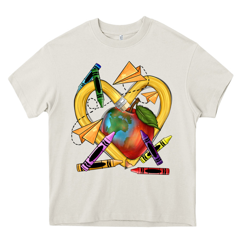 Heart Pencil Heavy Core Tee by NancyCooperArtShop | Teevron
