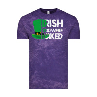 Cloud Purple irish you were naked funny st patrick day Vintage Tee - linhVisuals