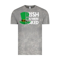 Cloud Rock irish you were naked funny st patrick day Vintage Tee - linhVisuals