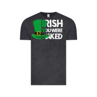 Vintage Black irish you were naked funny st patrick day Vintage Tee - linhVisuals