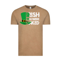 Vintage Coffee irish you were naked funny st patrick day Vintage Tee - linhVisuals