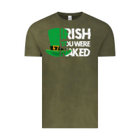 Vintage Olive irish you were naked funny st patrick day Vintage Tee - linhVisuals