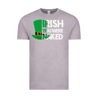 Vintage Zinc irish you were naked funny st patrick day Vintage Tee - linhVisuals