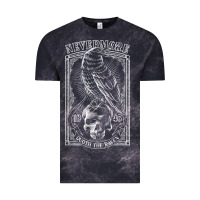 Cloud Black edgar allen poe the raven nevermore t shirt Vintage Tee - linhVisuals
